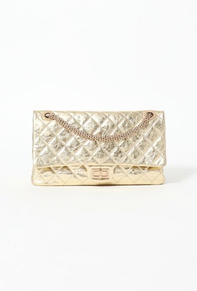 Chanel Gold Metallic 2.55 Maxi Flap Bag – Circa 2008–2009 - 1