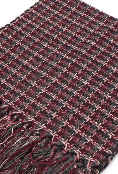 Chanel 2007 Cashmere Tweed Scarf - 2