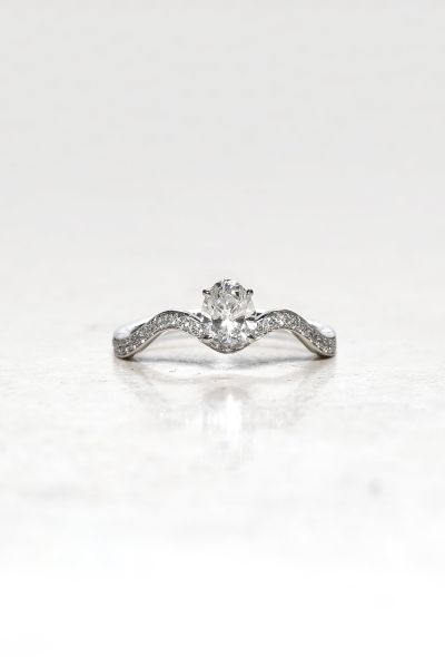 Mellerio 18k White Gold & Diamond Ring - 1