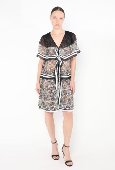 Balenciaga F/W 2007 Ruffled Chiffon Dress - 1