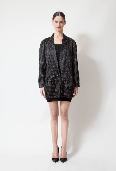 Gianni Versace 80's Polka Dot Blazer - 1