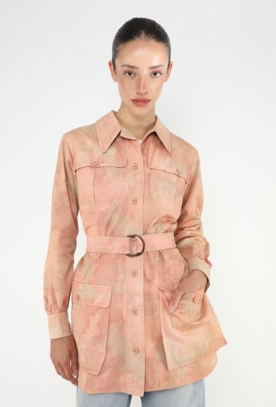 Saint Laurent ULTRA RARE 1969 Tie-Dye Safari Jacket - 1