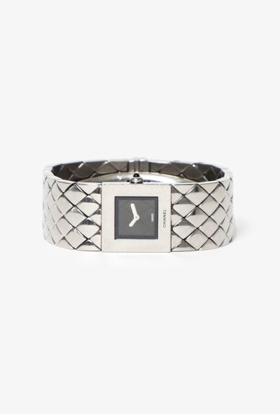 Chanel 1993 Steel Quilted Watch - 1