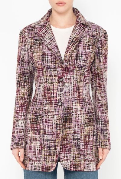 Chanel RARE S/S 1998 Tweed Bodycon Jacket - 1