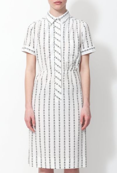 Lanvin Vintage Chainlink Printed Dress - 2