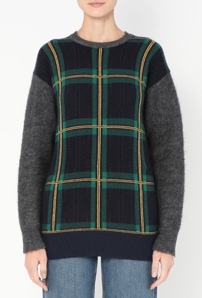 Céline Pre-Fall 2011 Plaid Sweater - 1