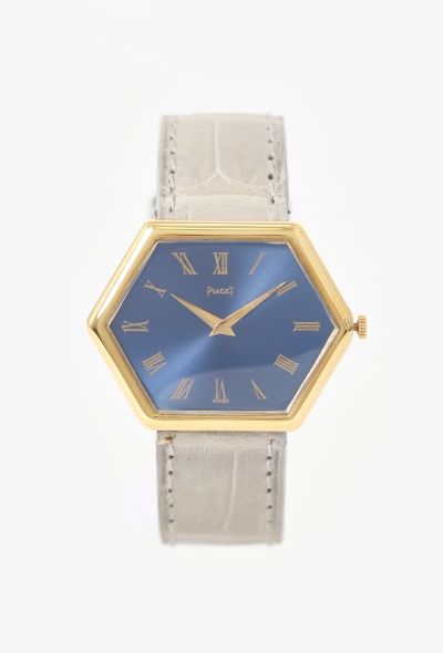 Piaget RARE '70s Hexagonal 18K Yellow Gold Watch - 1
