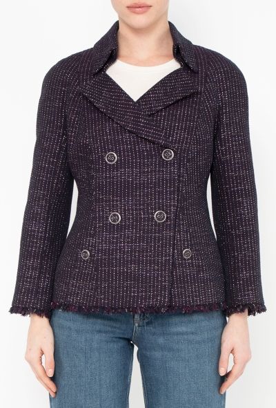 Chanel 2008 Iridescent Tweed Jacket - 1