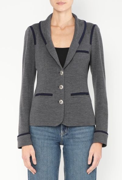 Chanel Bicolor 'CC' Collegiate Blazer - 1