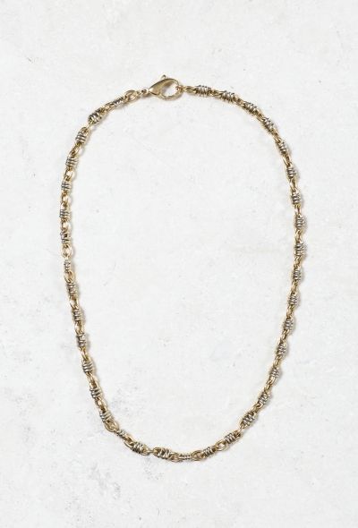 Vintage Fine Jewelry 18k Yellow Gold Necklace - 1