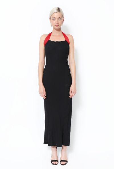 Christian Dior Stunning 1999 Chiffon Halter Dress - 2