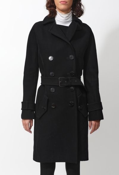Classic Belted Trench Coat - 2