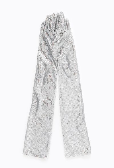 Maison Margiela Resort 2022 Sequin Elbow Gloves - 1