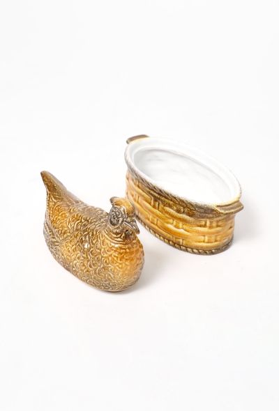 Dior Vintage Earthenware Pheasant Serving Dish - 2