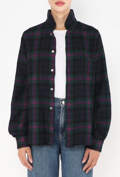 Comme des Garçons '90s Plaid Flannel Shirt - 1