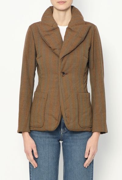 Comme des Garçons 2004 Notched Puffer Jacket - 1