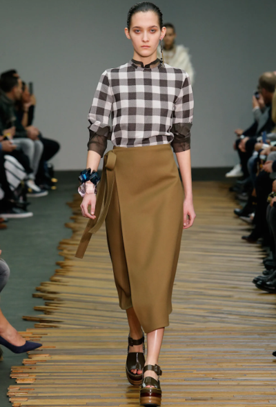 Céline F/W 2014 Wool Wrap Skirt - 2