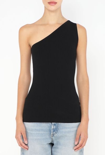 Toteme 2025 One-Shoulder Ribbed Top - 2