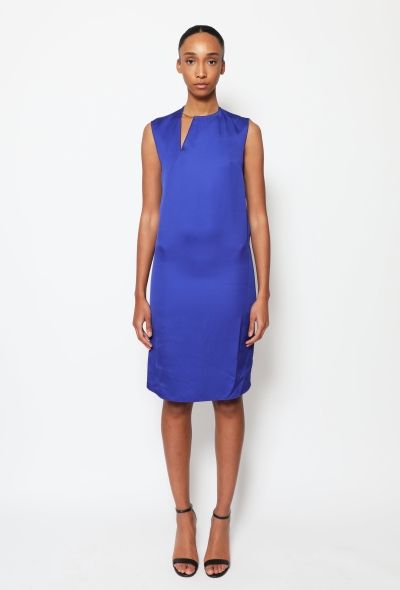 Céline Spring 2014 Indigo Shift Dress - 1