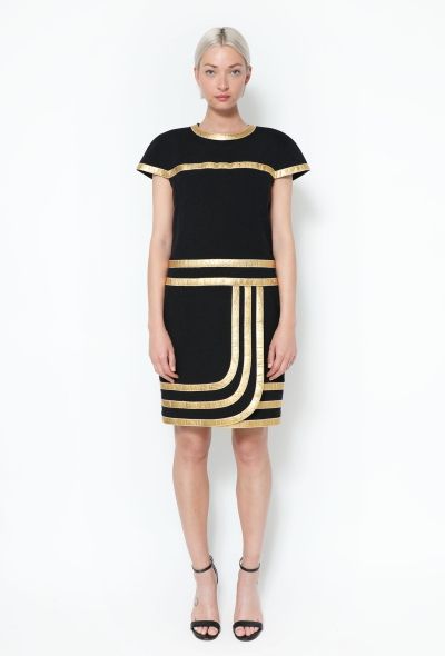Chanel Pre-Fall 2019 Bouclé Trim Dress - 1