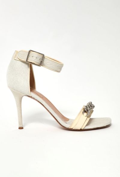 Céline S/S 2011 Pony Hair Chain Sandals - 1