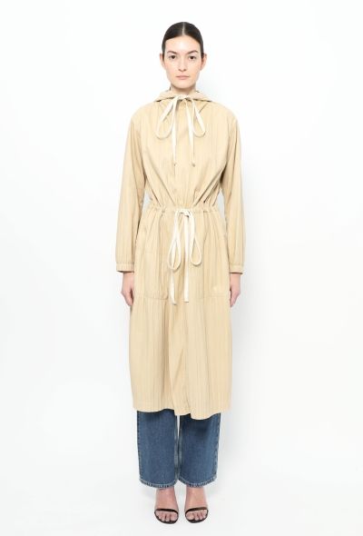 Céline 2016 Leather Drawstring Coat - 2