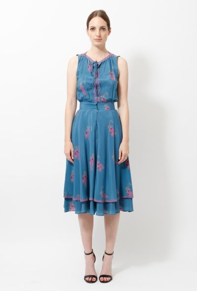 Ted Lapidus '70s Floral Print Day Dress - 1