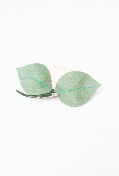 Chanel Blooming Rose & Leaf Brooch - 2