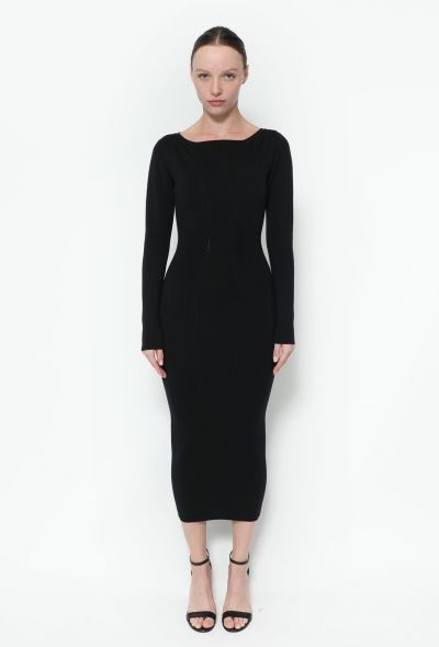 Alaïa '80s Bodycon Midi Dress - 1