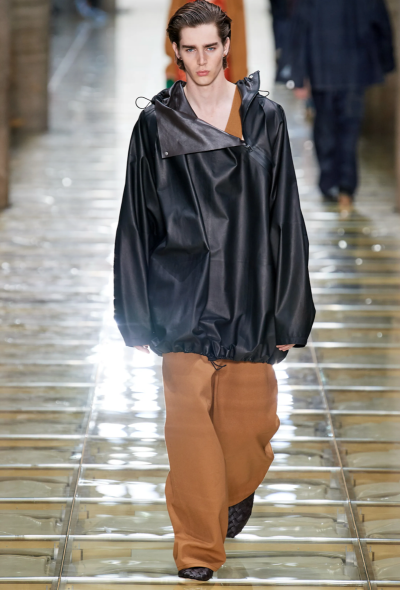 Bottega Veneta S/S 2020 Zip Leather Raincoat - 2