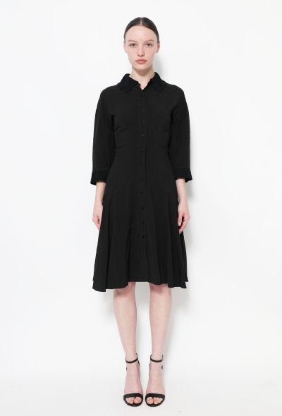 Alaïa 80s Flared Button-up Dress - 1
