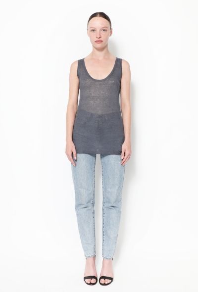 Chanel Linen & Silk Tank Top - 1