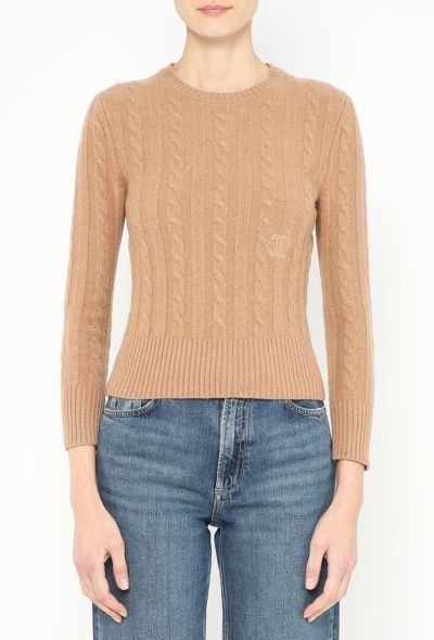 Céline Pre-Fall 2011 Cable-Knit Triomphe Sweater - 1