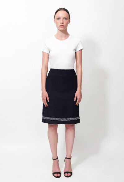 Chanel 1994 Bouclé Tweed Skirt - 1