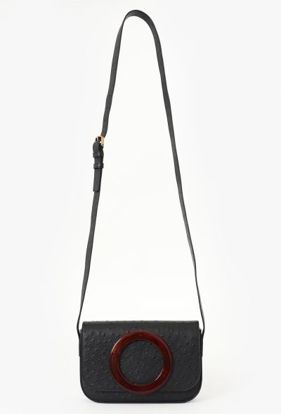 Saint Laurent 2017 Black Ostrich Eddie Shoulder bag - 1