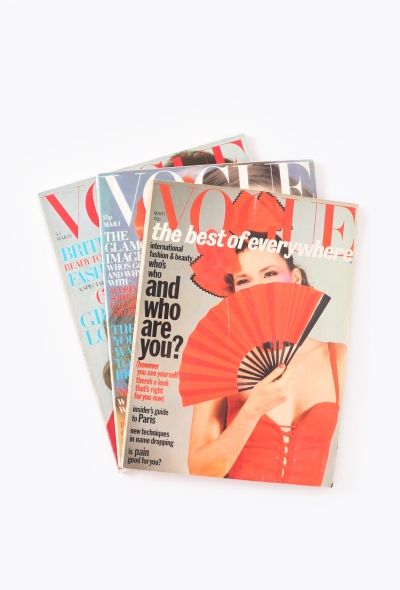 VOGUE UK '70s YSL David Bailey Trio - 1