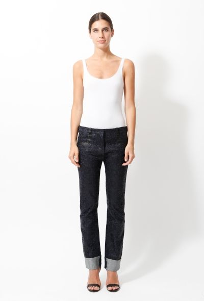 Balenciaga S/S 2011 Lace Covered Jeans - 2