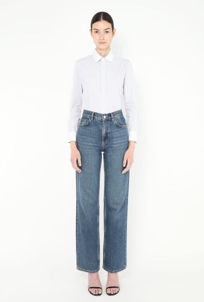 Céline Pinstripe Cotton Shirt - 2