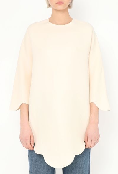 Valentino Resort 2015 Scalloped Silk Tunic - 1