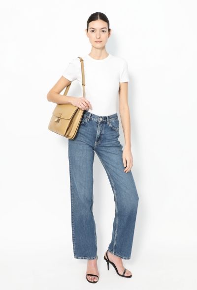 Céline Large Beige Classic Box Bag - 2