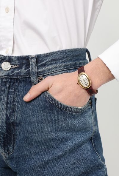 Cartier 18k Yellow Gold Baignoire Watch - 2