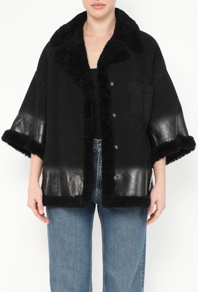 Prada 2018 Suede Shearling-Lined Jacket - 2