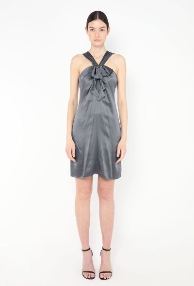 John Galliano Early 2000s Charmeuse Halter Dress - 2