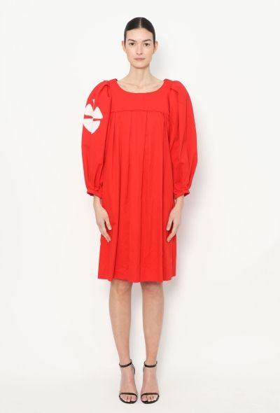 Saint Laurent S/S 1990 Pleated Tunic Dress - 1