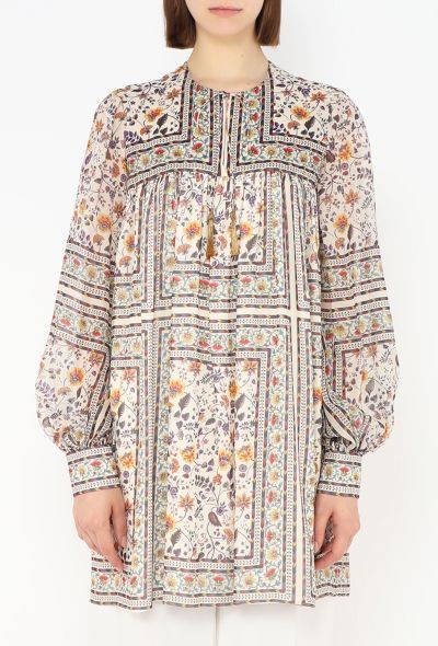 Saint Laurent 2014 Floral Peasant Tunic - 1