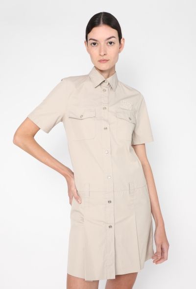 Miu Miu 2023 Safari Logo Dress - 1