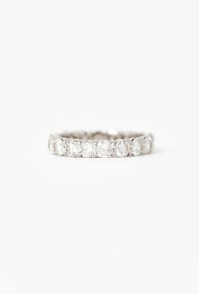 Modern Fine Jewelry 18k White Gold & Diamonds Band - 1