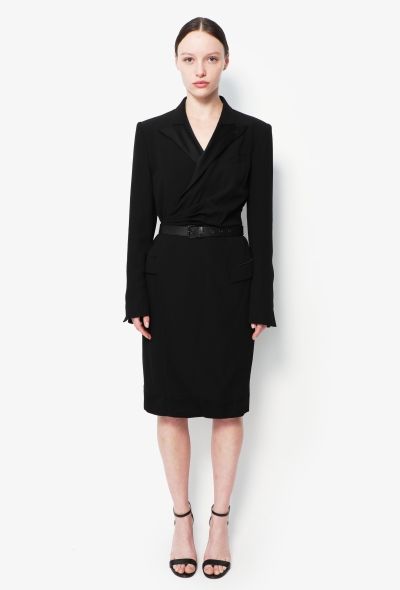 Jean Paul Gaultier 90s Belted Smoking Dress - 1