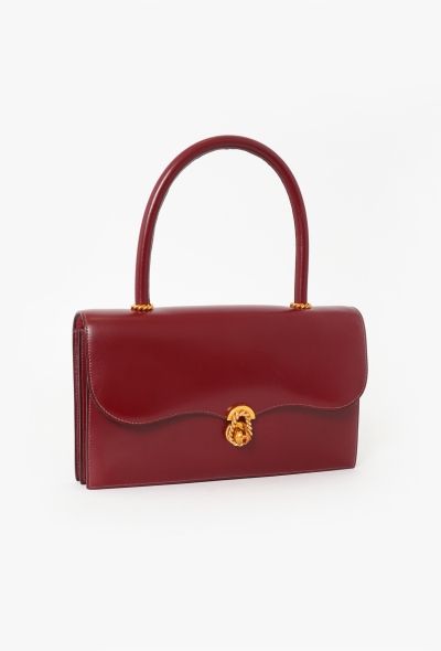 Hermès '70s Rouge H Box Escale Top Handle Bag - 2