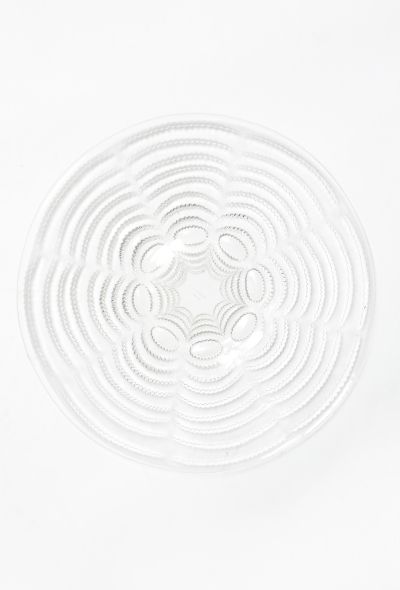 Exquisite Vintage René Lalique 1935 'Vagues' Glass Platter - 1